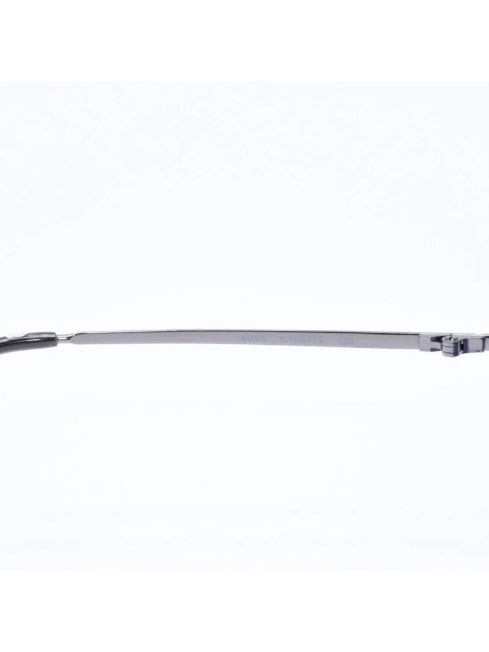 Chanel Half Rim Sunglasses Eyewear Blue Lens